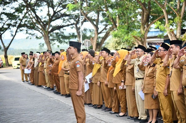 Apel ASN Boltim: Wabup Argo Sumaiku Bakar Semangat