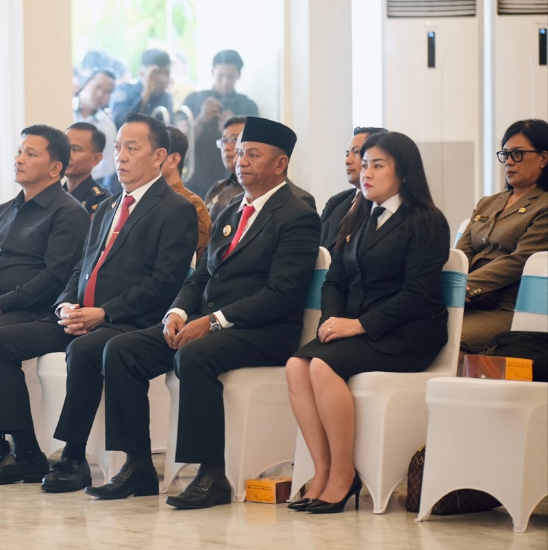 Bupati Oskar Manoppo Hadiri Pengukuhan Kepala BPKP Sulut