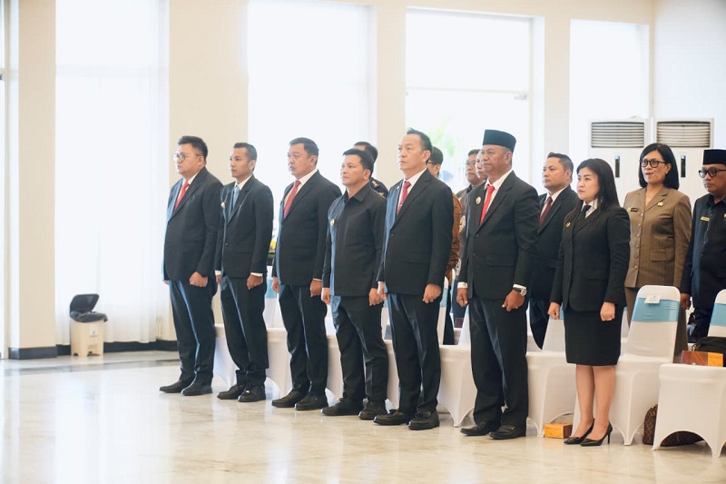 Bupati Oskar Manoppo Hadiri Pengukuhan Kepala BPKP Sulut