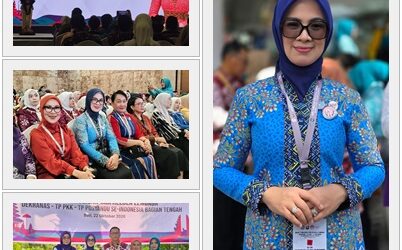 Rosita Manoppo Pobela menghadiri rapat penguatan tata kelola Dekranas, TP-PKK dan TP Posyandu di Bali
